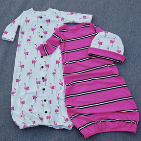 Baby Sleeper Gown & Cap Pattern