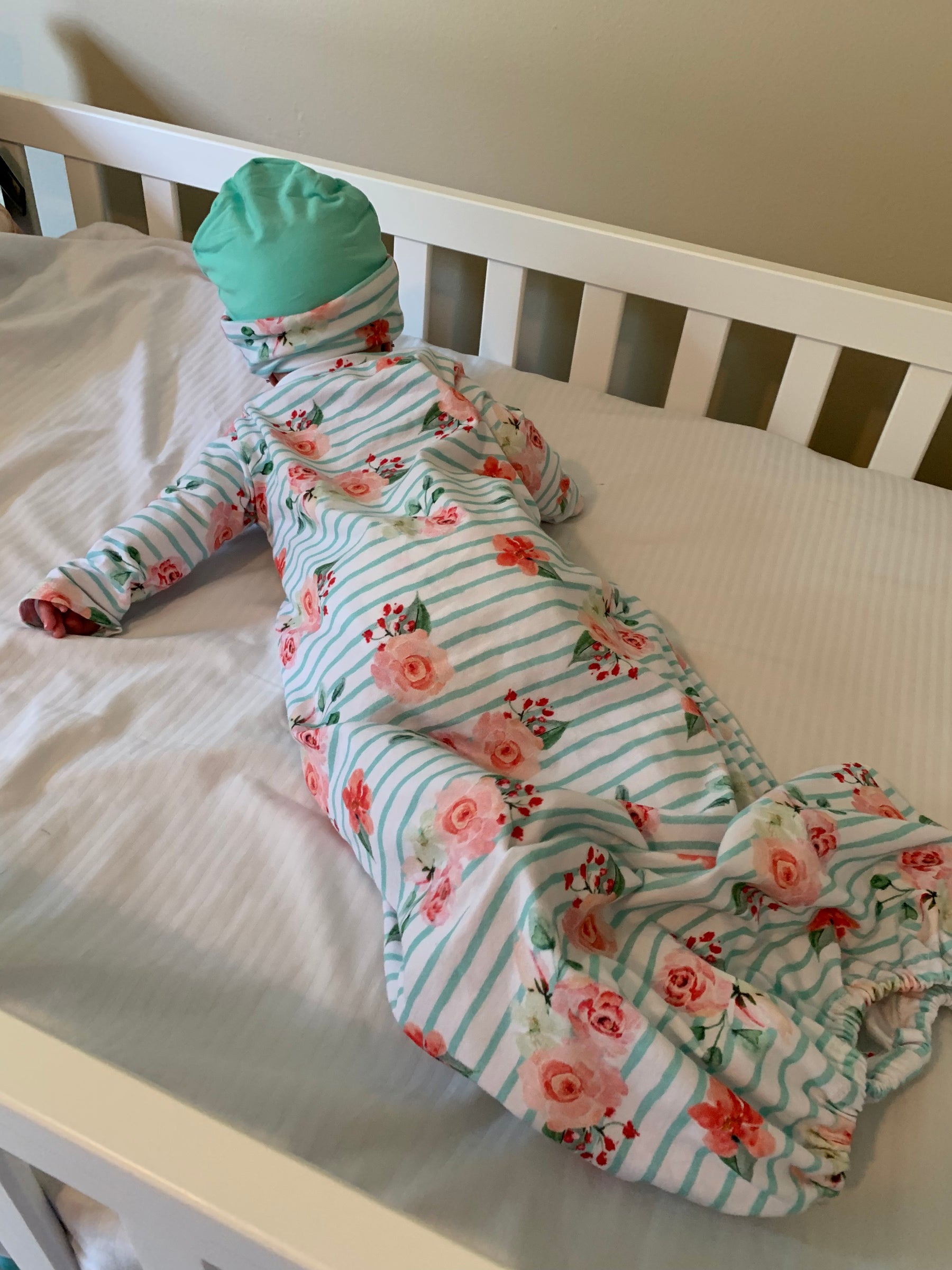 Baby Sleeper Gown & Cap Pattern