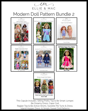 Modern Doll Pattern Bundle 2