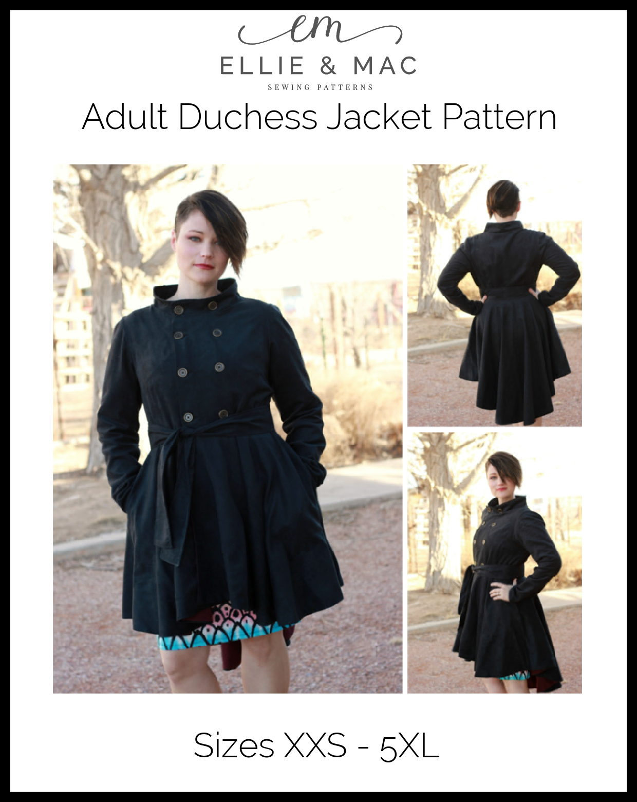 Duchess Jacket Pattern Adult
