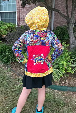 Kids Transformer Jacket Bag Pattern