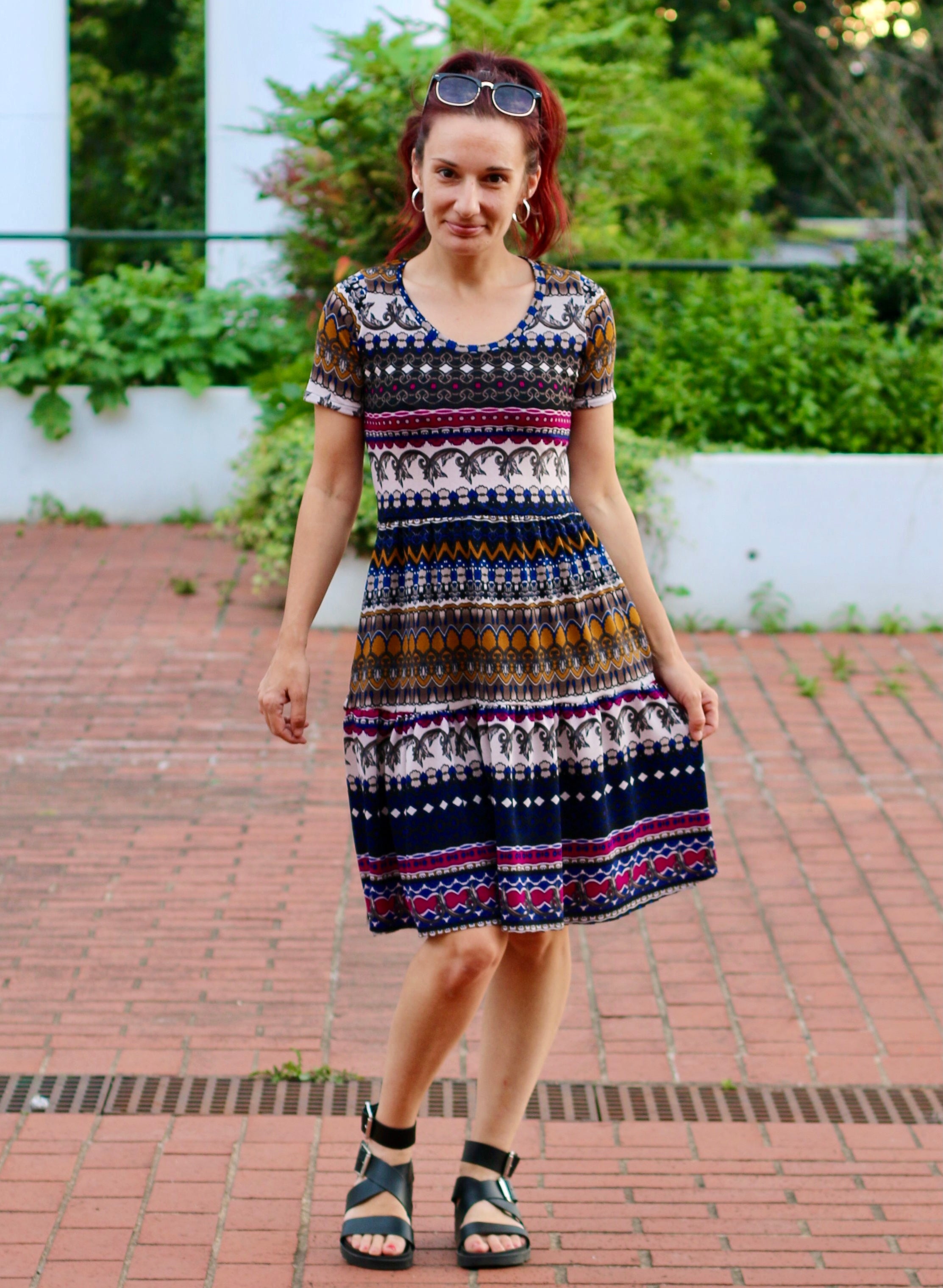 Staycation Tiered Peplum & Dress Pattern