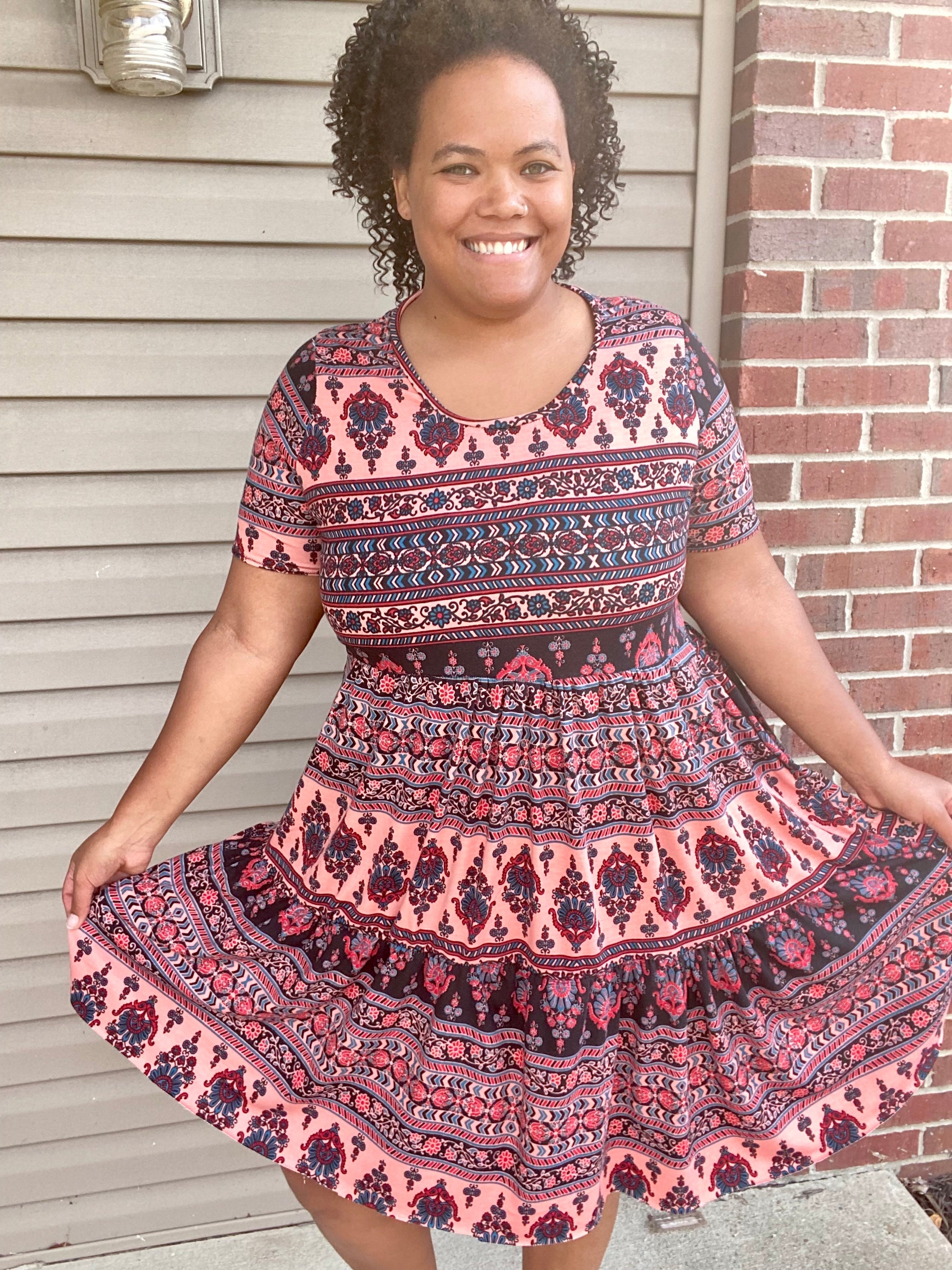 Staycation Tiered Peplum & Dress Pattern