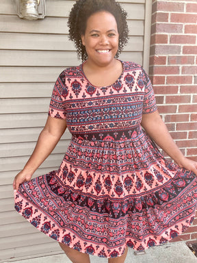 Staycation Tiered Peplum & Dress Pattern