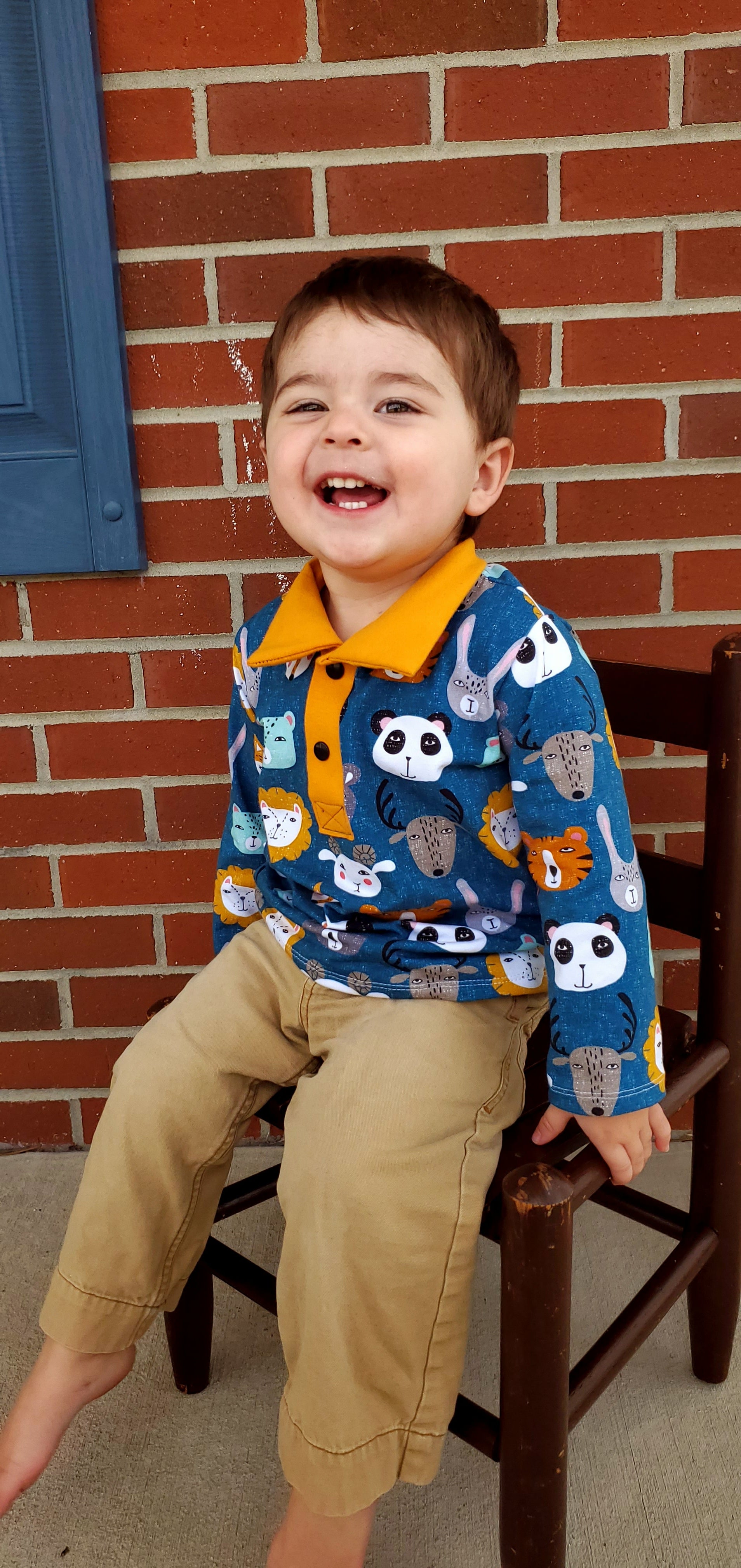 Kid's Preppy Polo Pattern Kids