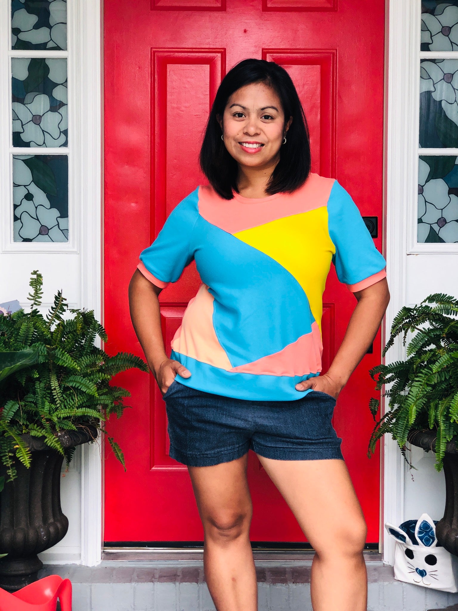 Adult Sew Scrappy Top Pattern