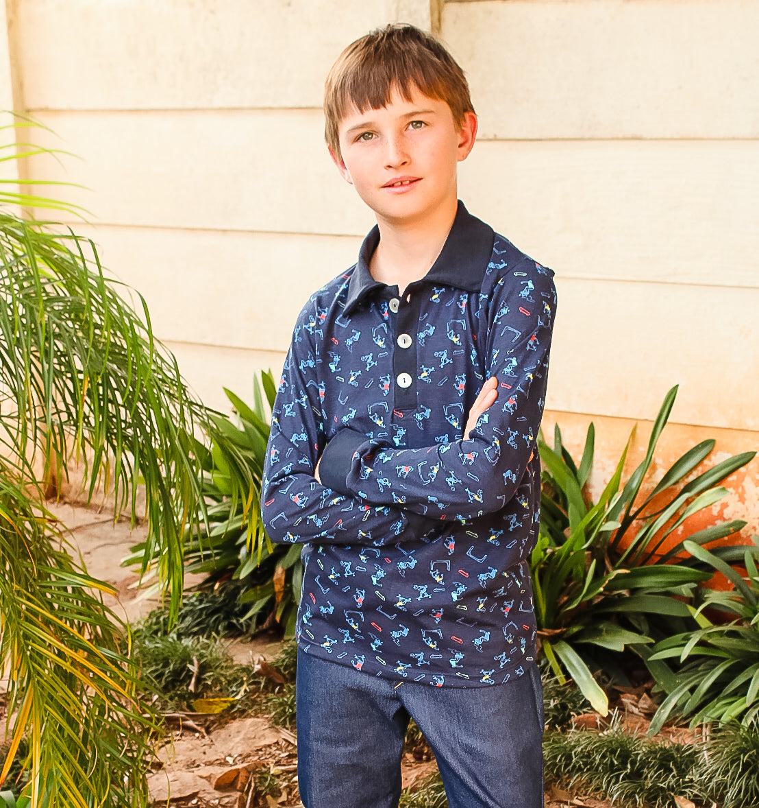 Kid's Preppy Polo Pattern Kids
