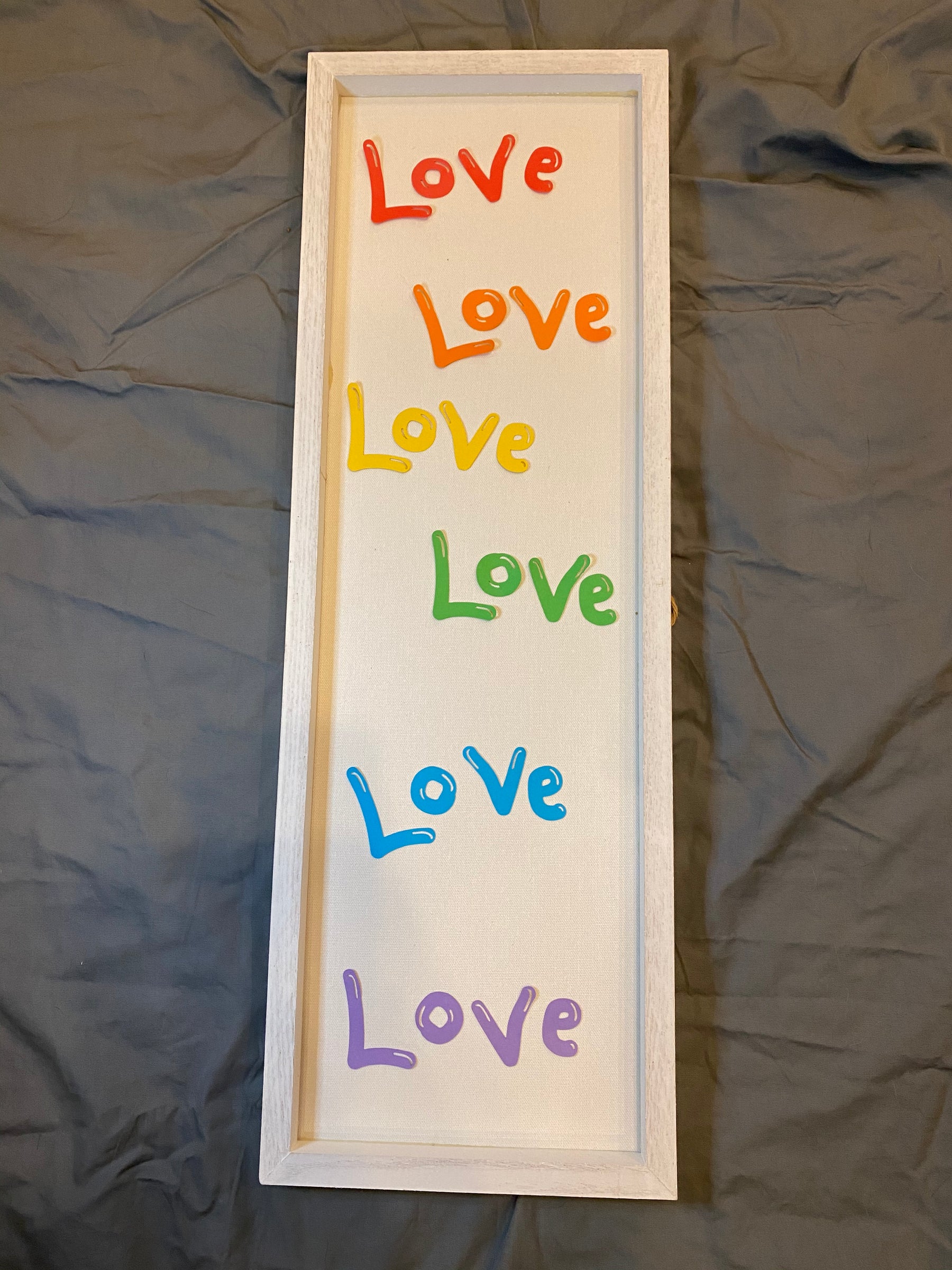 LOVE Rainbow Cut File
