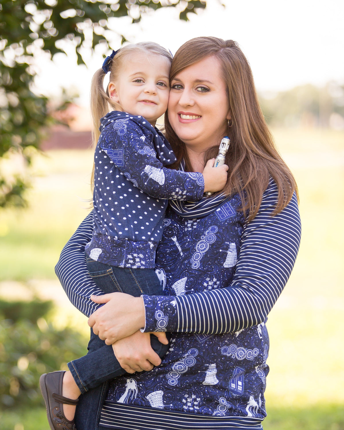Women & Girl's Going Home Sweater Pattern Bundle - Ellie and Mac, Digital (PDF) Sewing Patterns | USA, Canada, UK, Australia