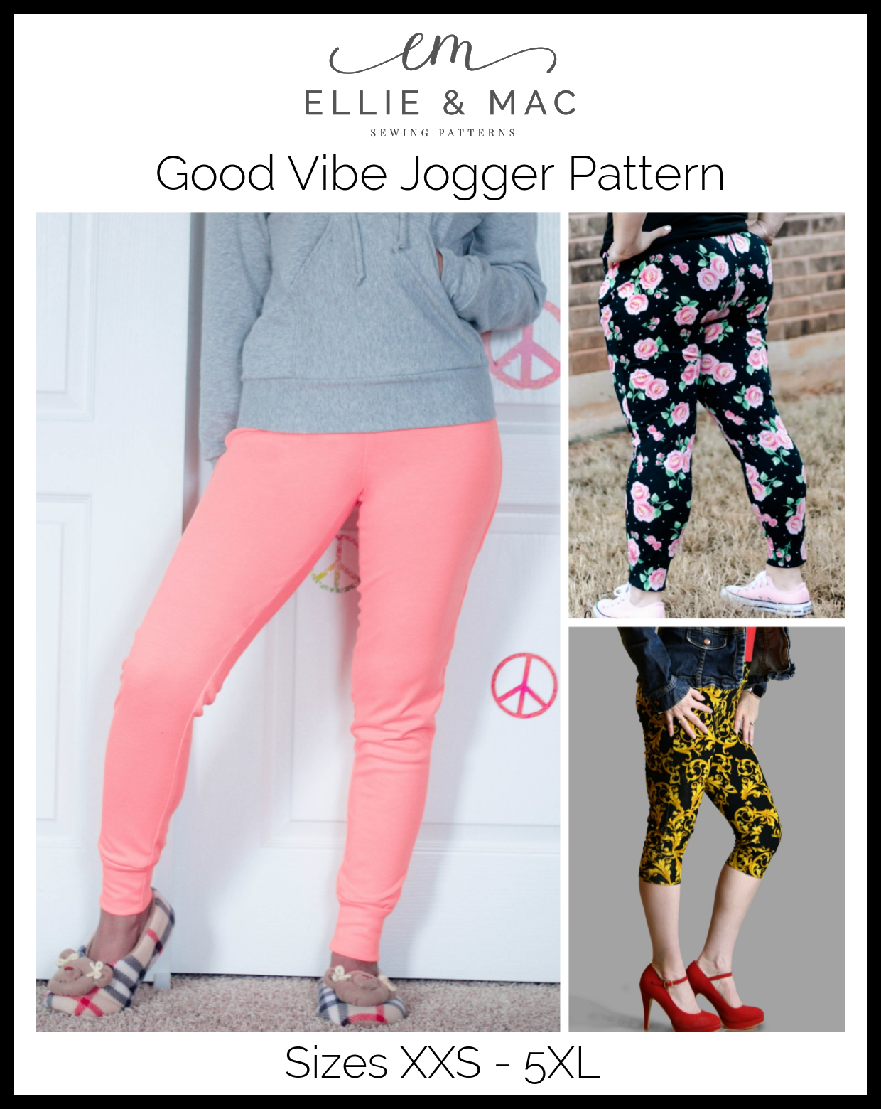 Good Vibes Jogger Pattern