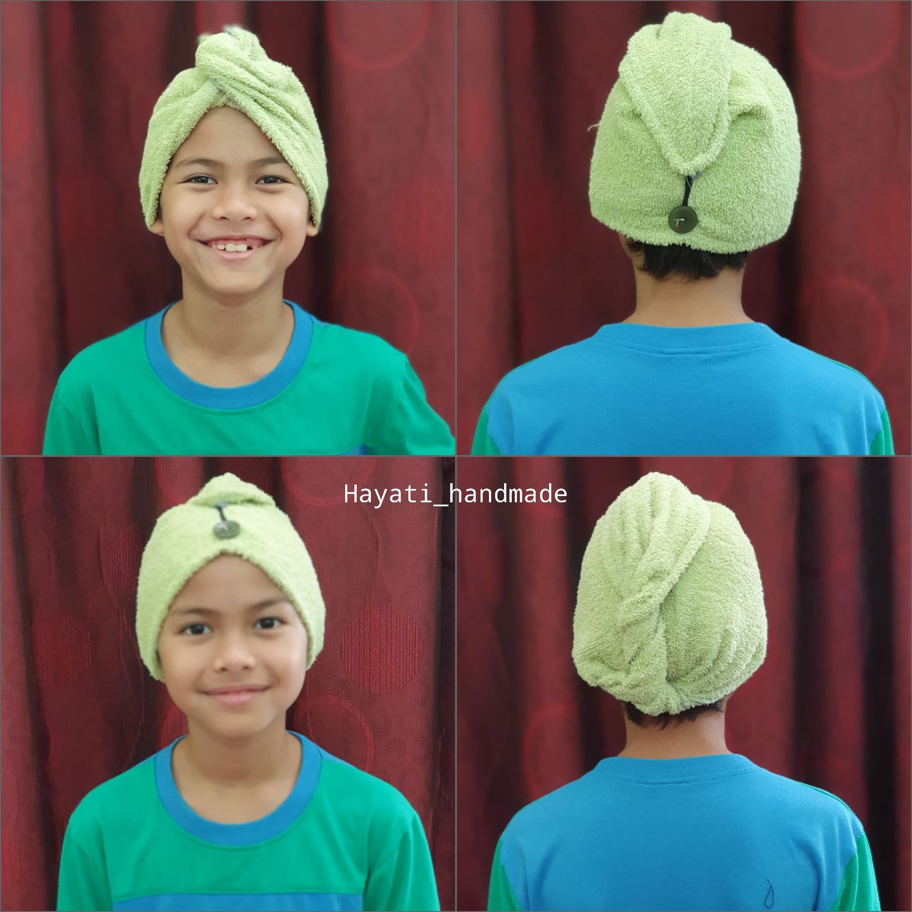 Sleep Shower Cap & Hair Wrap Pattern