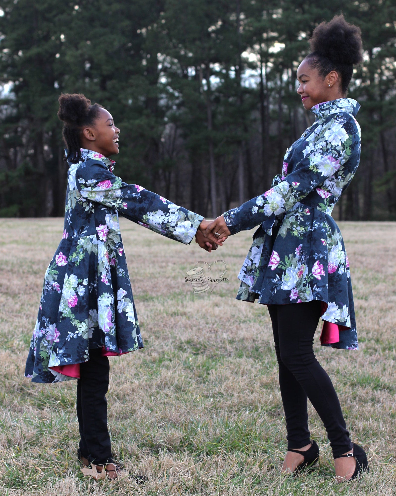 PDF sewing pattern for outerwear by Ellie and Mac Sewing Patterns. Easy beginner friendly sewing patterns for woven fabrics.