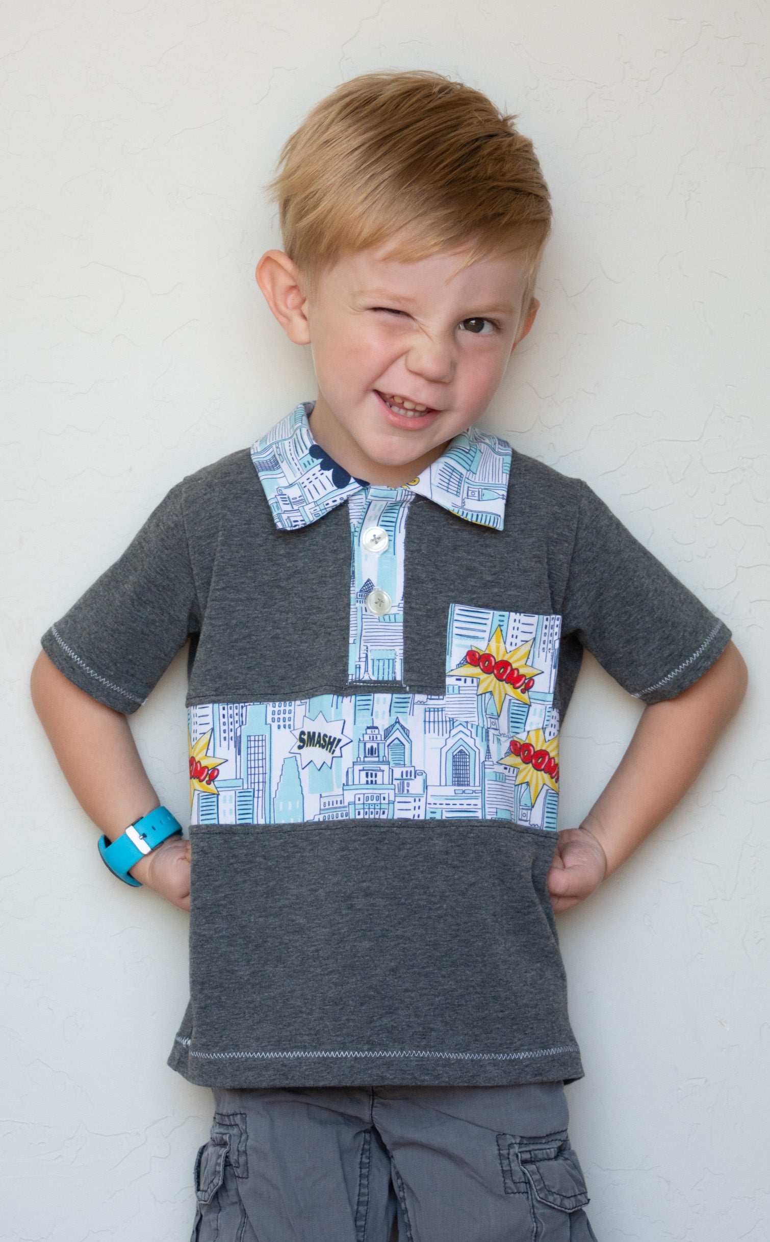Kid's Preppy Polo Pattern Kids
