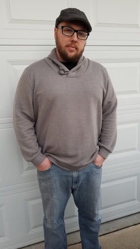 Pullover Shawl-Collar Sweater Pattern