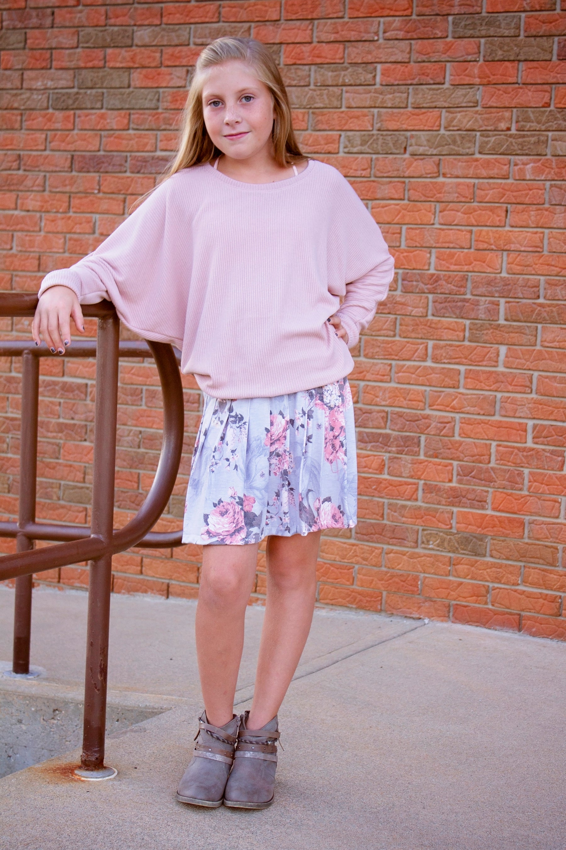 Kids High Waisted Skirt Pattern