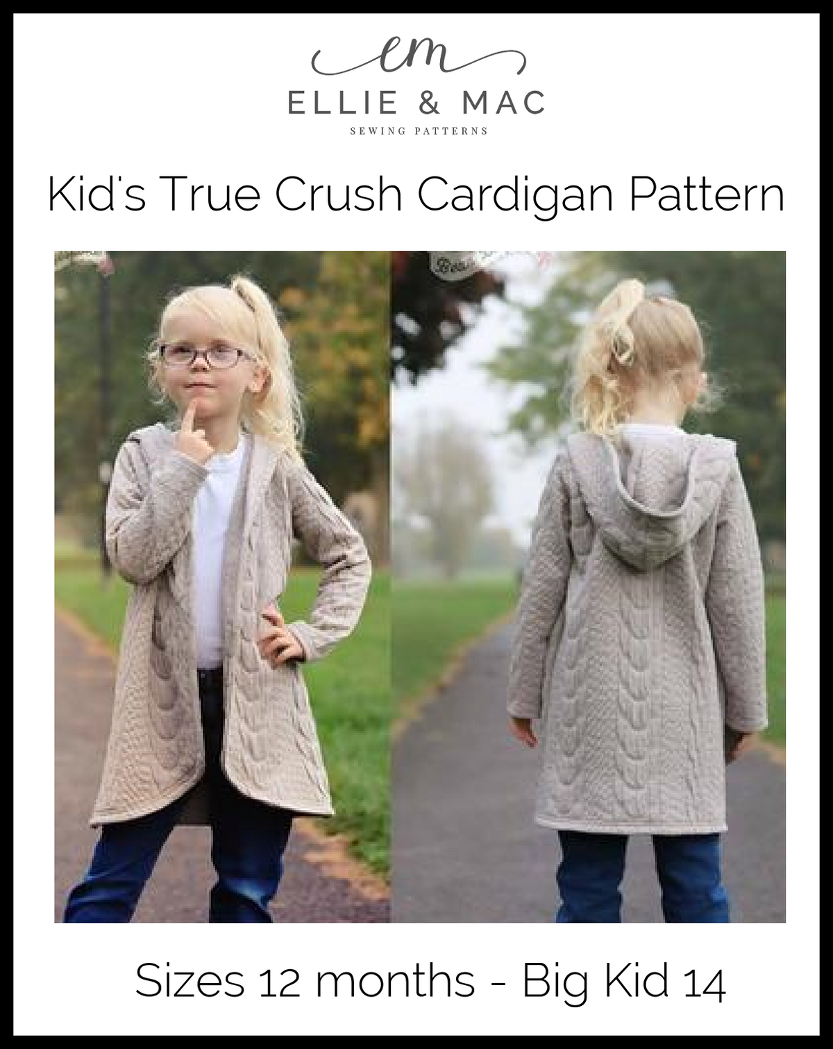 Kids True Crush Cardigan Pattern