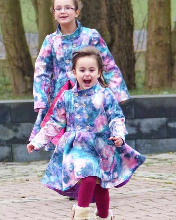 Make adorable matching jackets with this sewing pattern bundle by Ellie and Mac Sewing Patterns. 