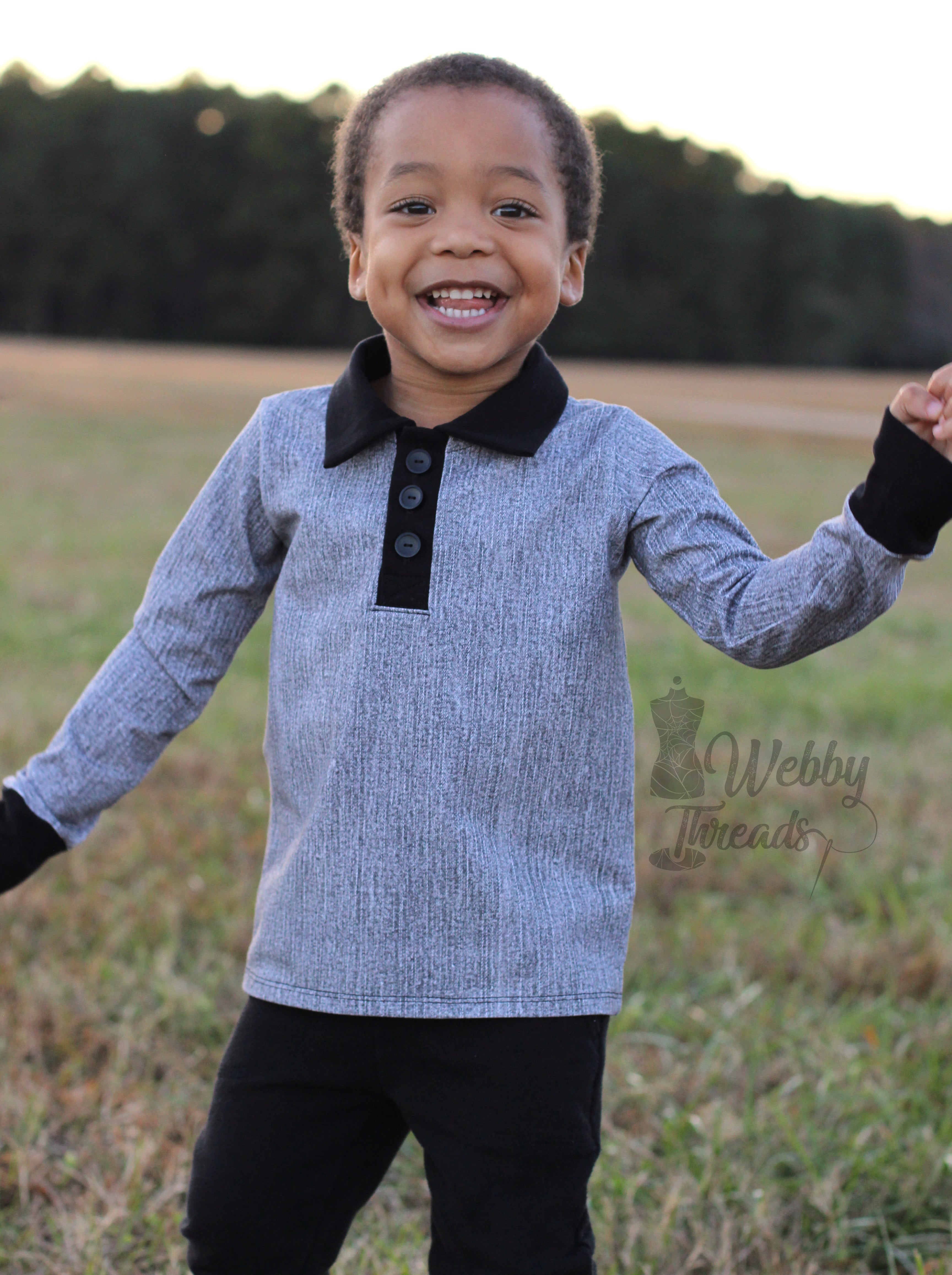 Kid's Preppy Polo Pattern Kids