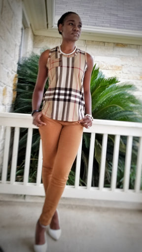 Curved Hem Pocket Tank Pattern