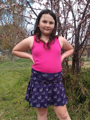 Kids High Waisted Skirt Pattern