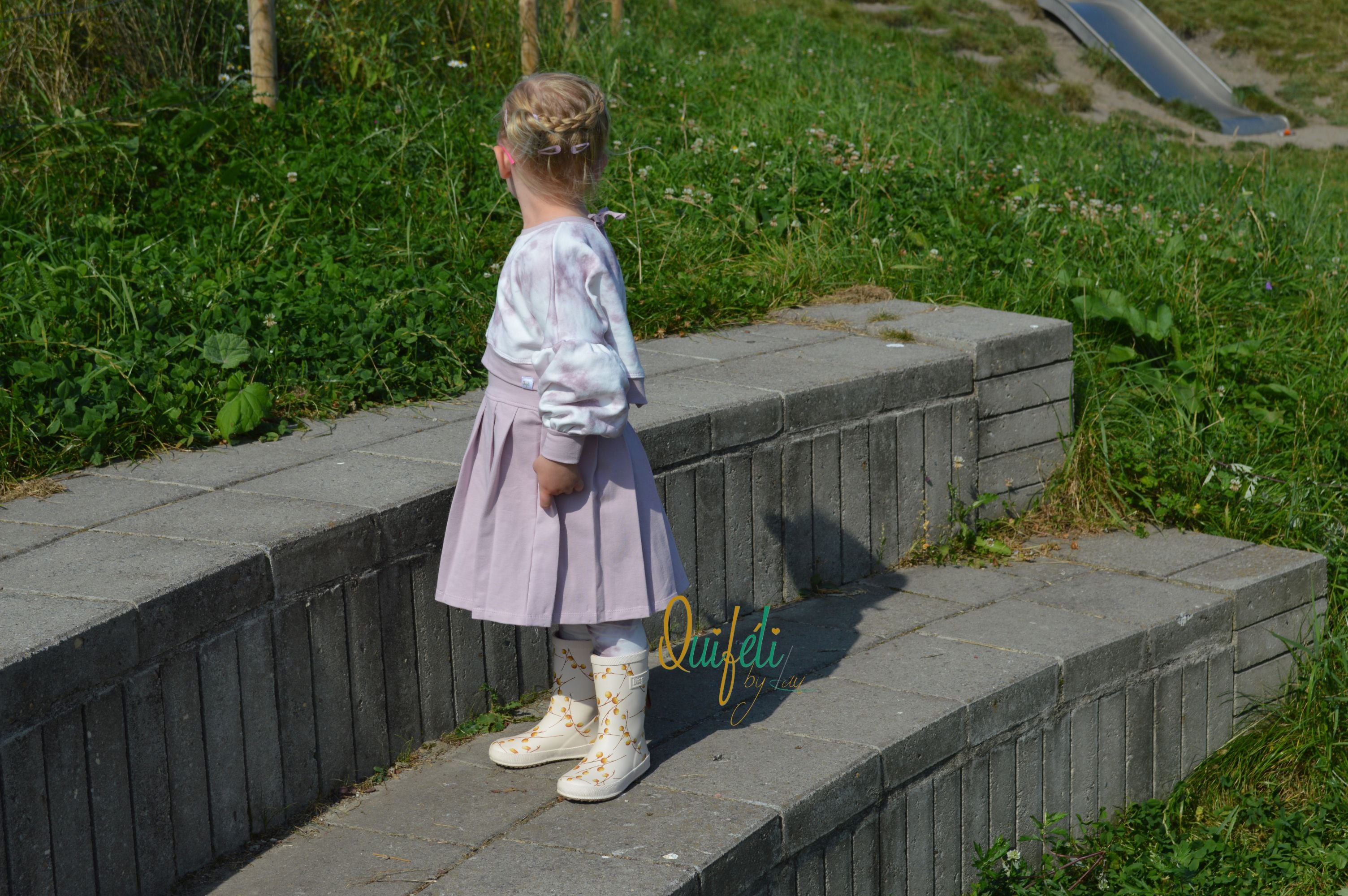 Kids High Waisted Skirt Pattern