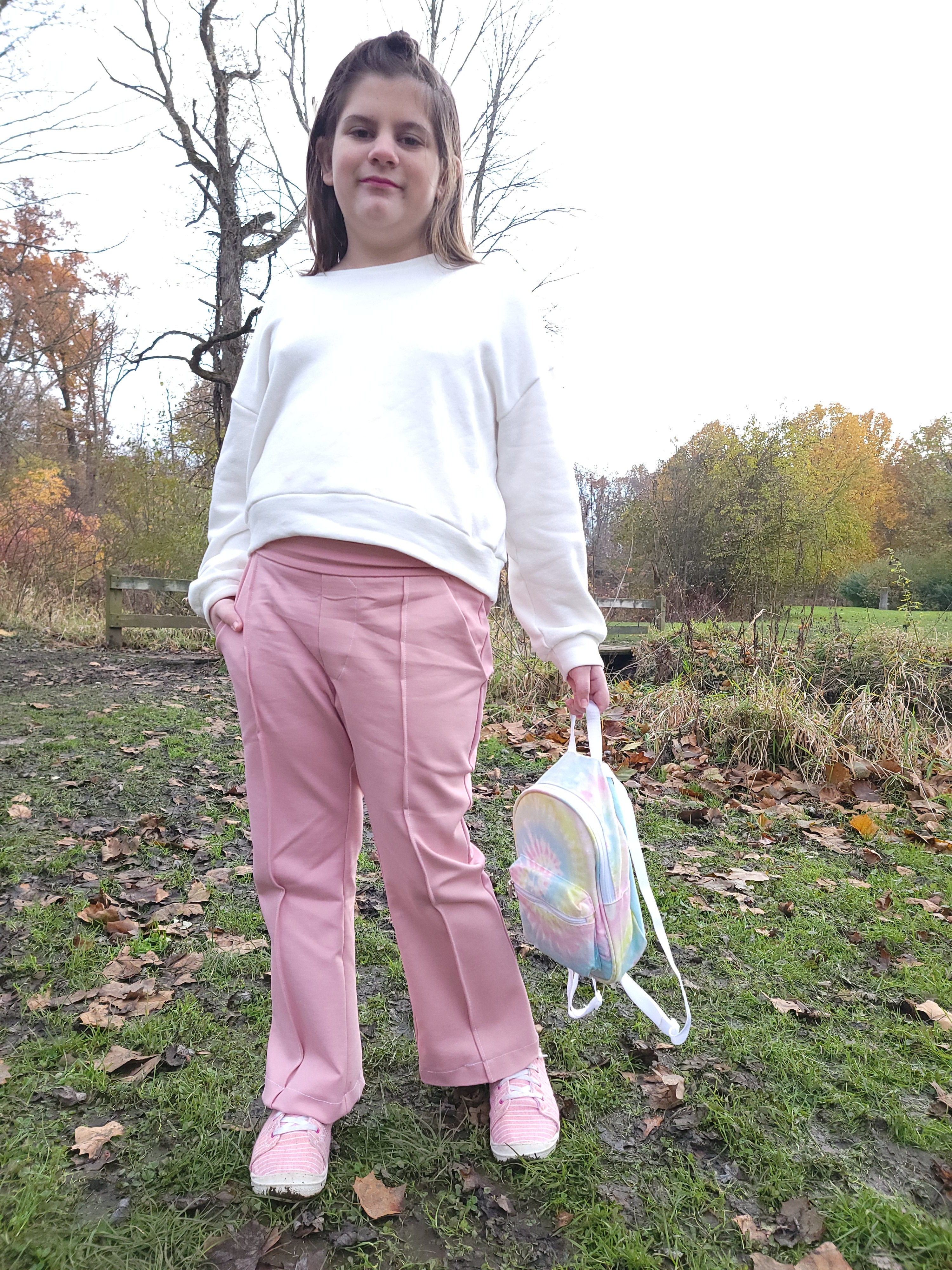 Kids Flare and Straight Pants Pattern