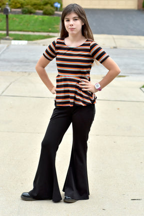 Kids Flare and Straight Pants Pattern