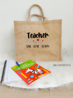 Teacher, Live Love Learn Cut File