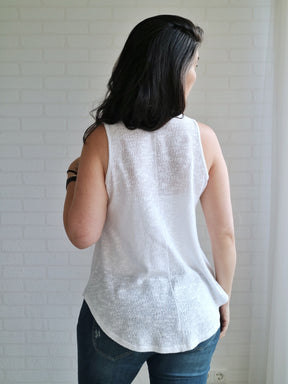 Curved Hem Pocket Tank Pattern