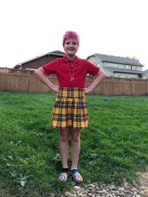 Kids High Waisted Skirt Pattern