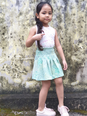 Kids High Waisted Skirt Pattern