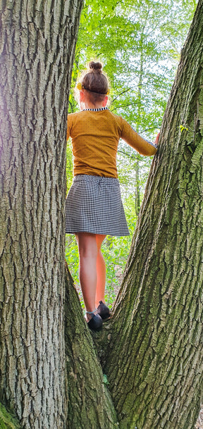 Kid's Button A-line Skirt Pattern