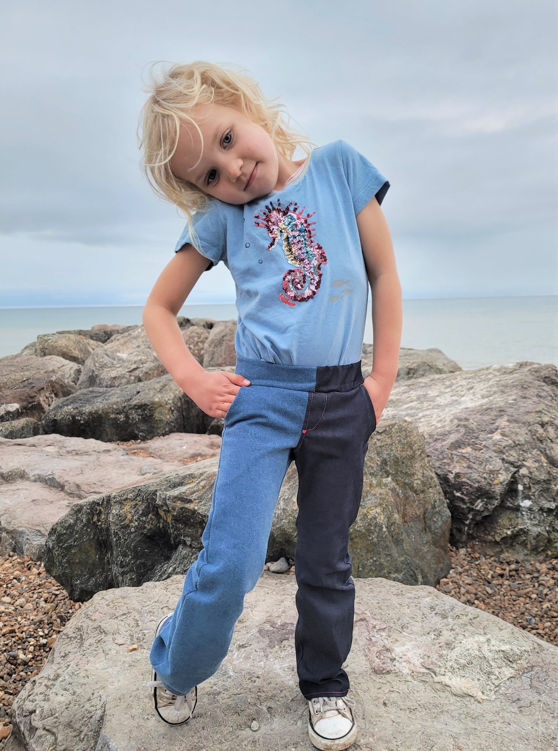 Kids Flare and Straight Pants sewing pattern (12mths-18yrs) - Sew