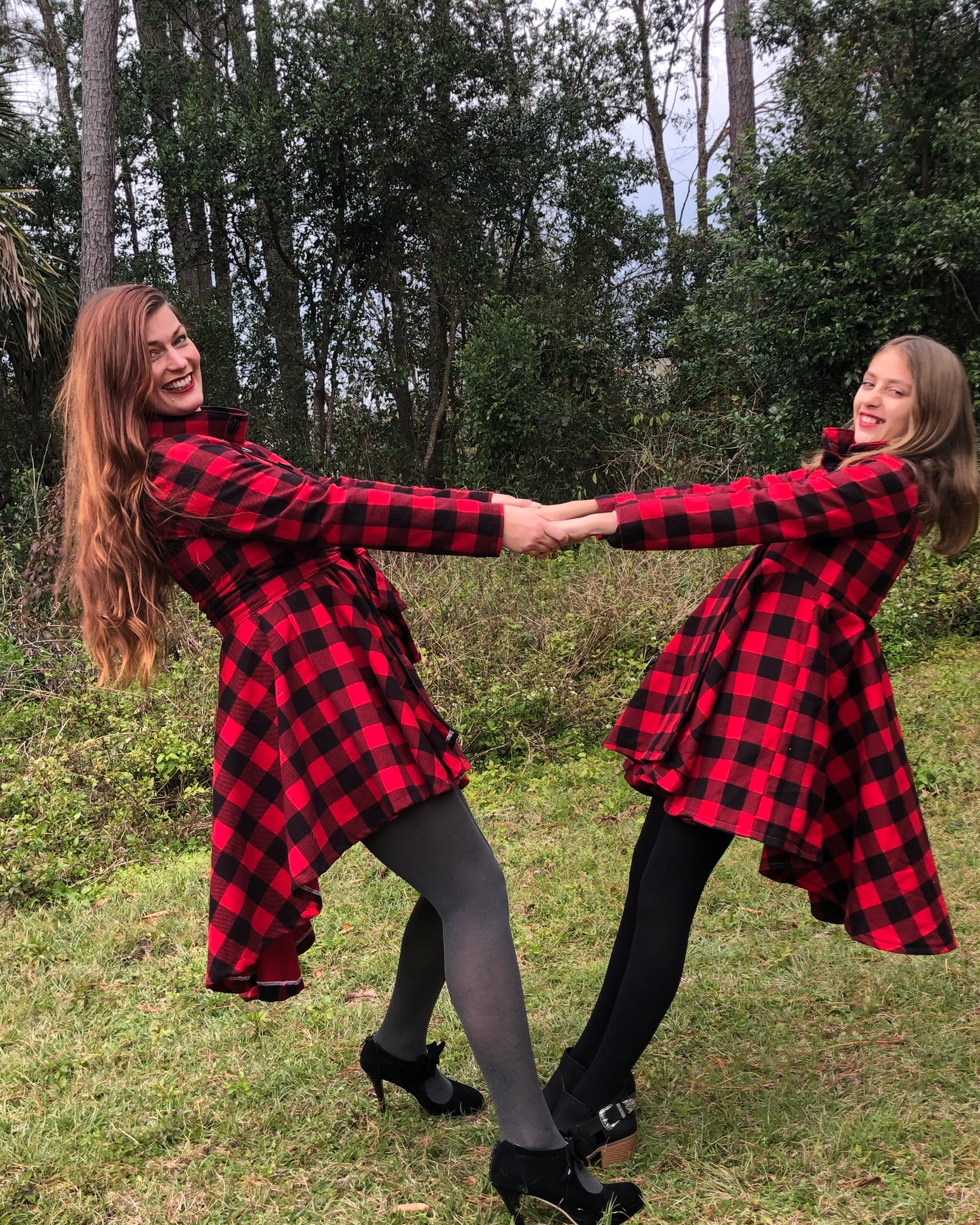 Make matching jackets for you and your daughter with Ellie and Mac's Duchess Jacket sewing pattern bundle. Includes full sew along video tutorial and instant download.