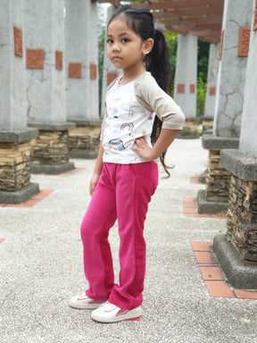 Kids Flare and Straight Pants Pattern