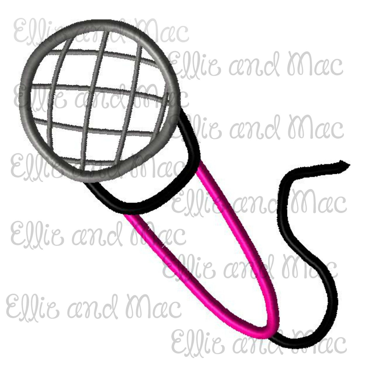 Microphone Applique Design