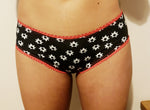 upcycle old clothing into underwear. Easy sewing tutorial for sewing machines. 