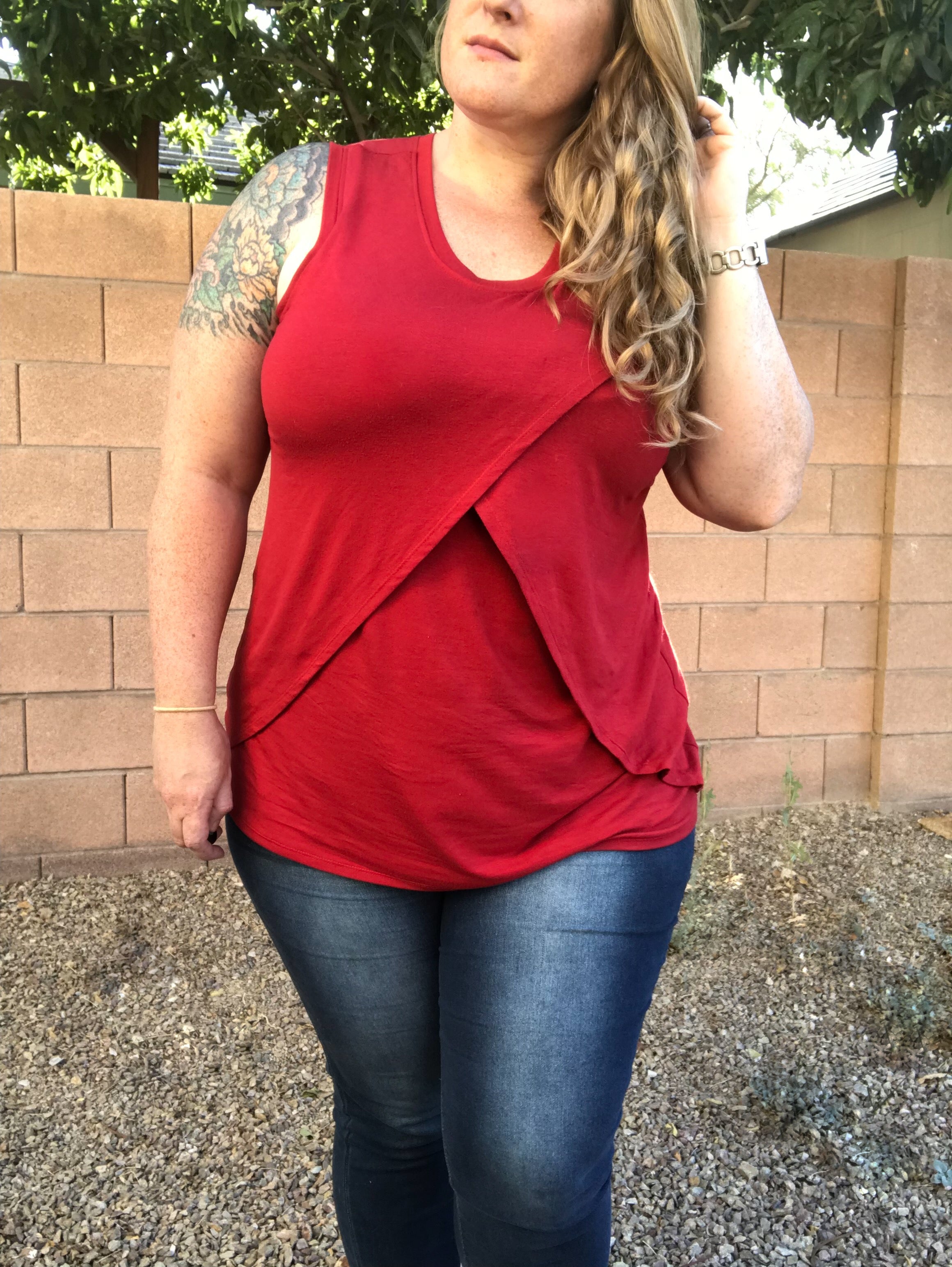 Petal Top Pattern With Nursing Option