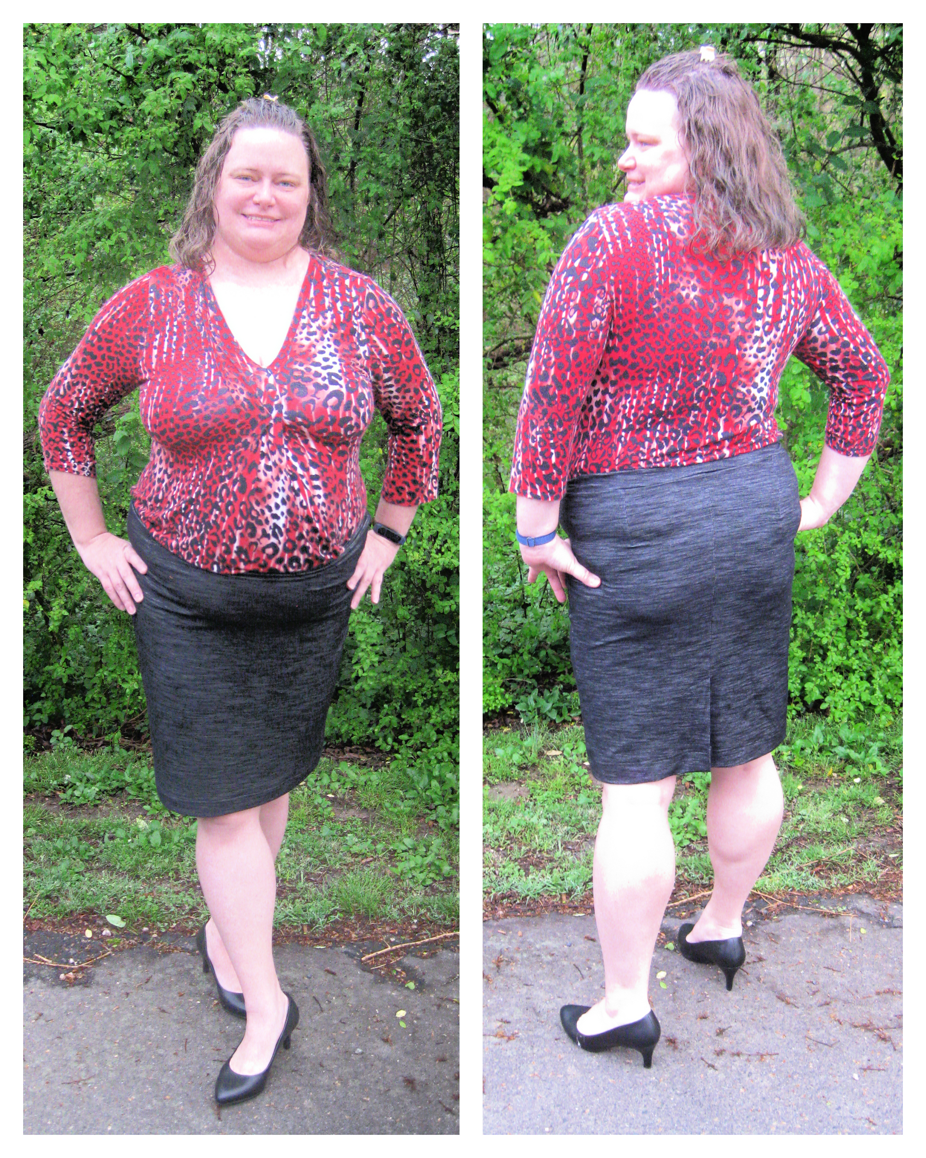 Plus size pencil skirt pattern hot sale