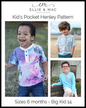 Pocket Henley Top Pattern