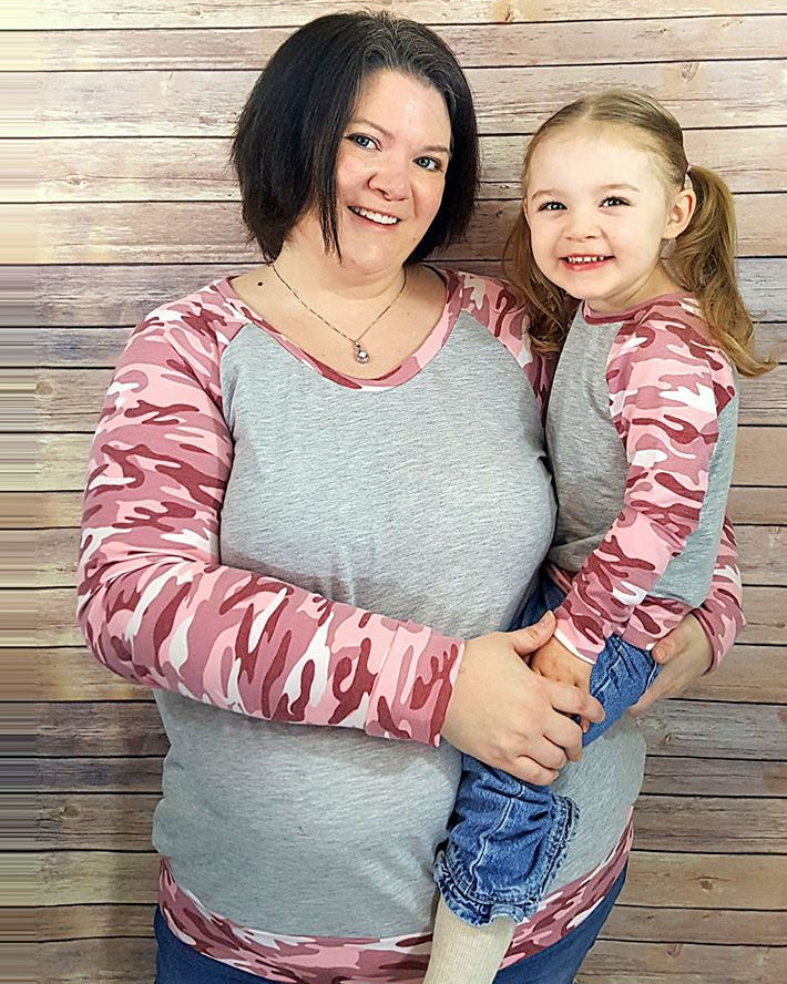 Easy Women & Girl's Going Home Sweater Pattern Bundle - Ellie and Mac, Digital (PDF) Sewing Patterns | USA, Canada, UK, Australia | knit fabric sewing patterns