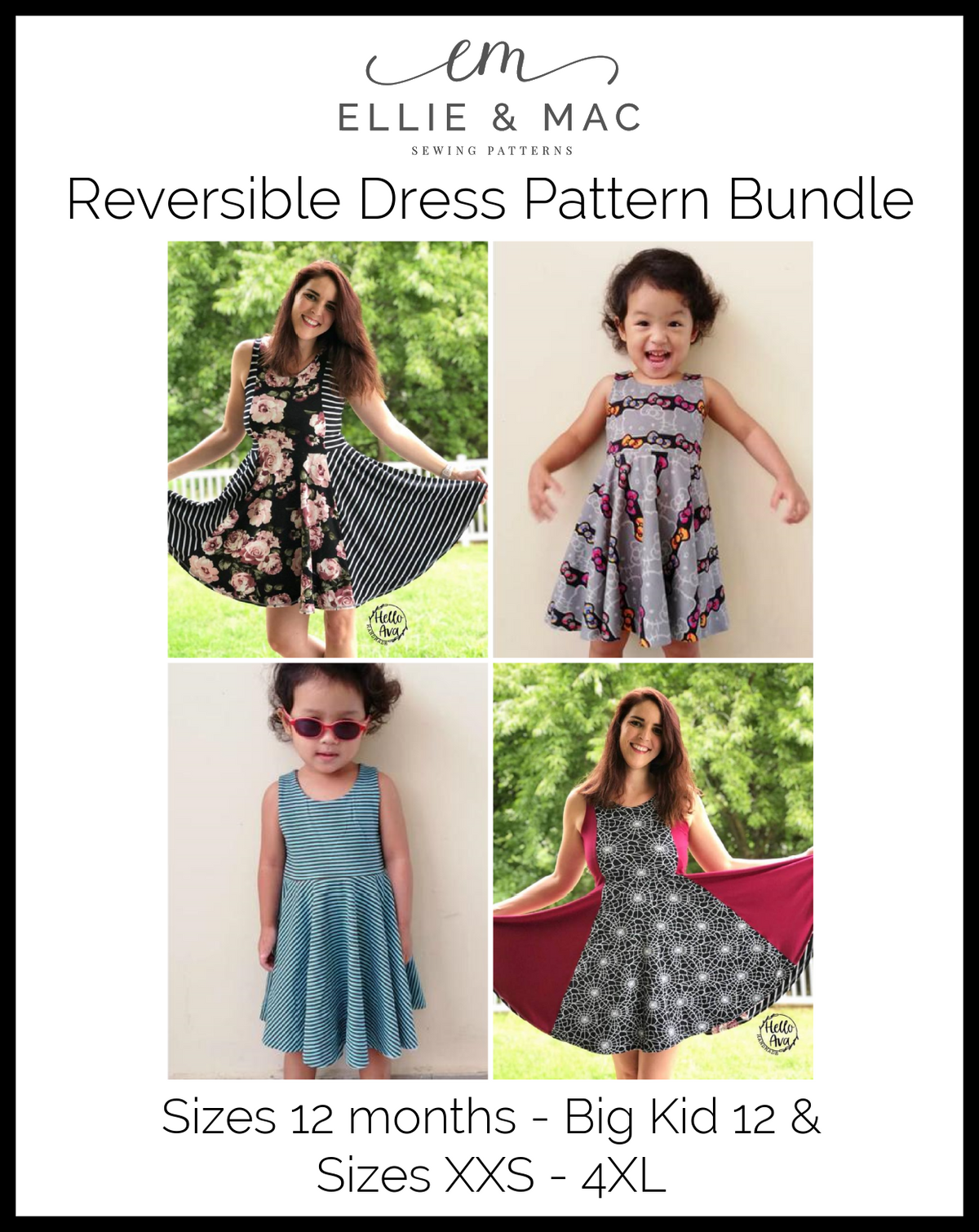 Reversible Dress Pattern Bundle