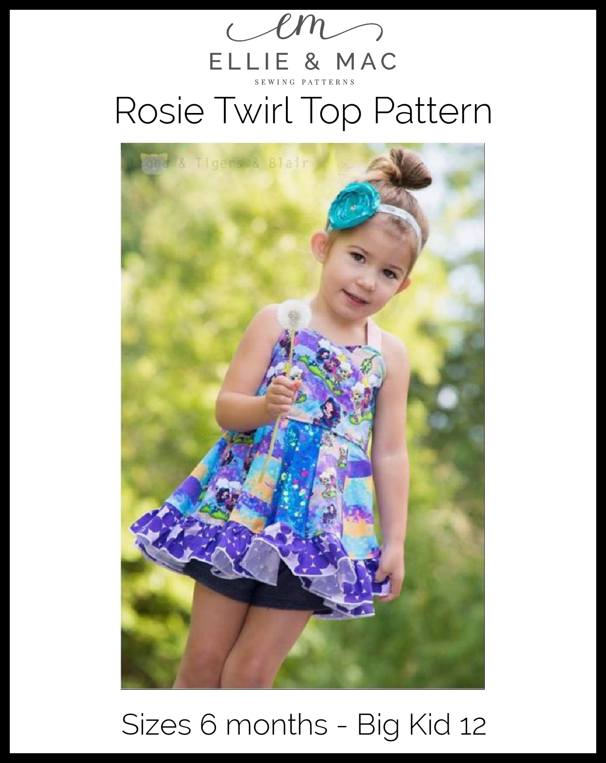 Rosie Twirl Top Pattern - Clearance Sale