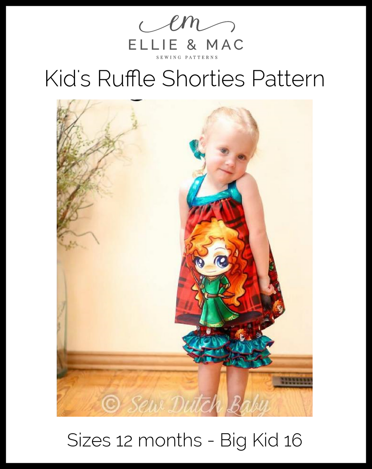 Ruffle Shorties Pattern - Clearance Sale