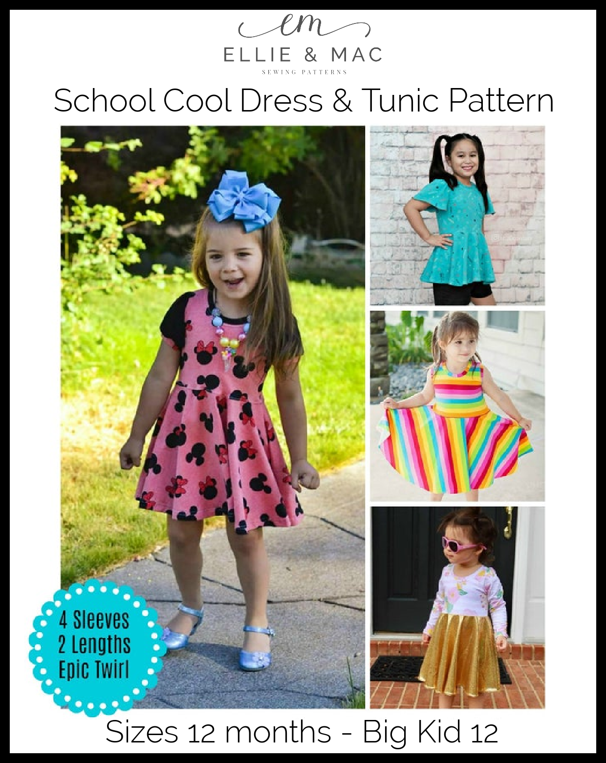 School Cool Tunic & Dress Pattern