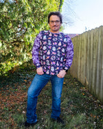 Sew a custom top for men using the straight fit basic tee pattern