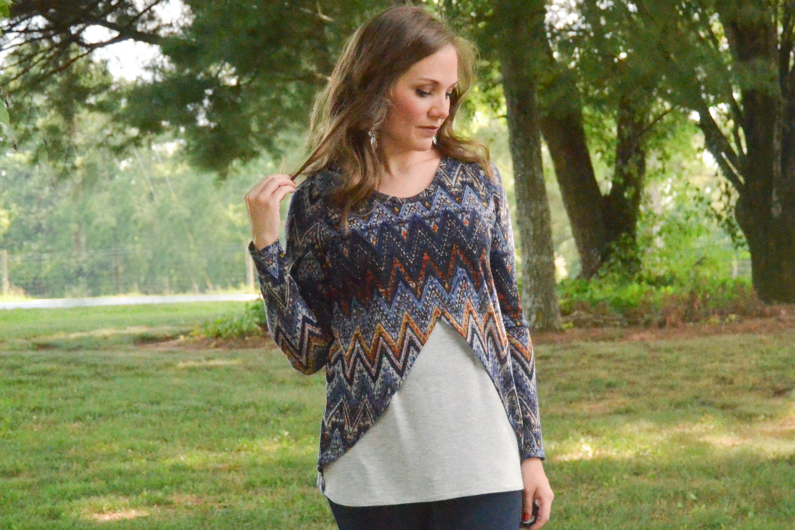 Petal Top Pattern With Nursing Option