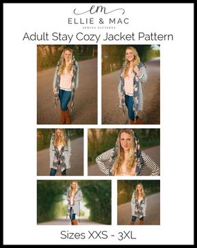 Stay Cozy Jacket Pattern (adult's)