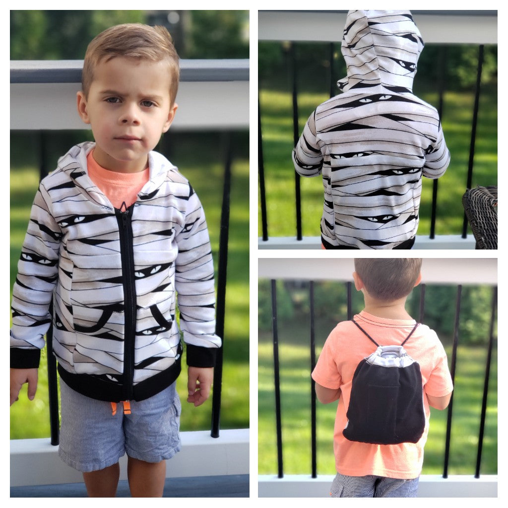 Kids Transformer Jacket Bag Pattern