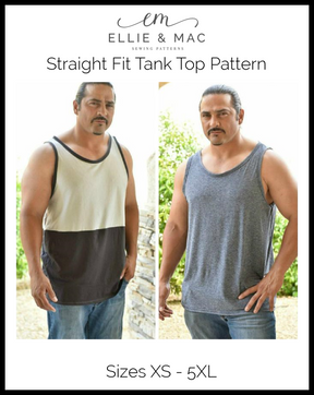 Straight Fit Tank Top Pattern - Clearance Sale